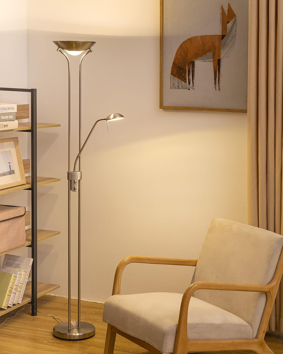 Home Sweet Home Lampada da Terra Classica Argento - immagine 2