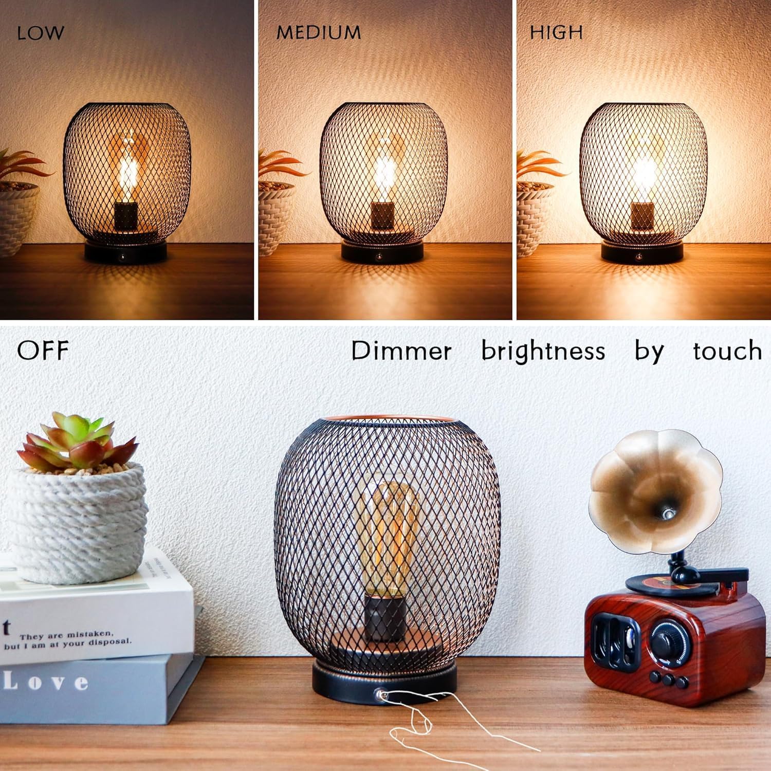 Jhy Design Lampada da Comodino LED Senza Fili - immagine 4