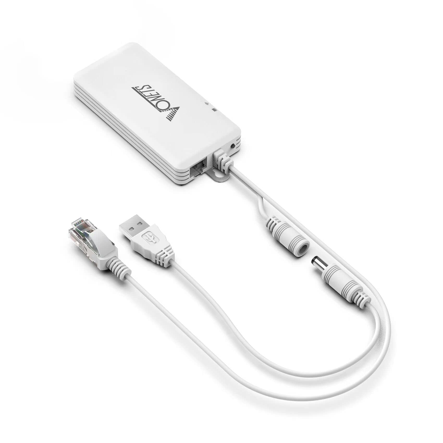 VONETS 2.4GHz WiFi Ripetitore/Wireless Bridge Ethernet/Router Estensore Hotspot WiFi/Copertura del segnale, 2 porte RJ45 per stampante di rete, PLC industriale, dispositivi di rete IoT VAP11G-500S