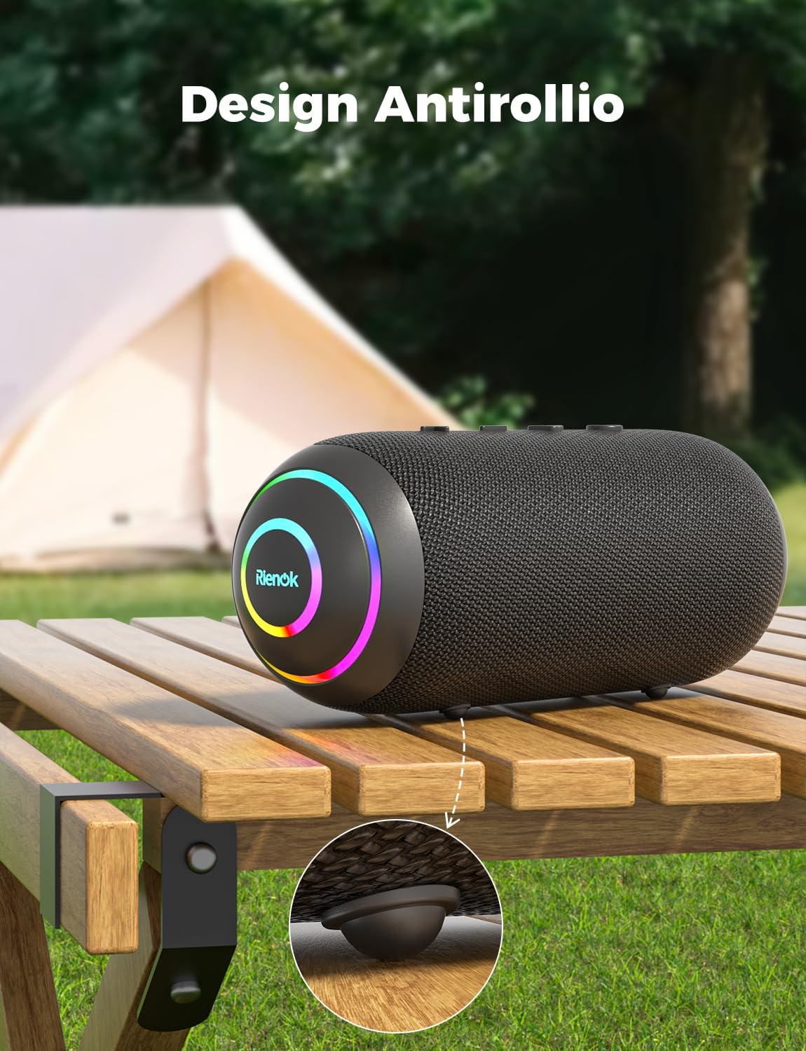 Rienok Cassa Bluetooth Portatile Potente 35W IPX7 - immagine 8