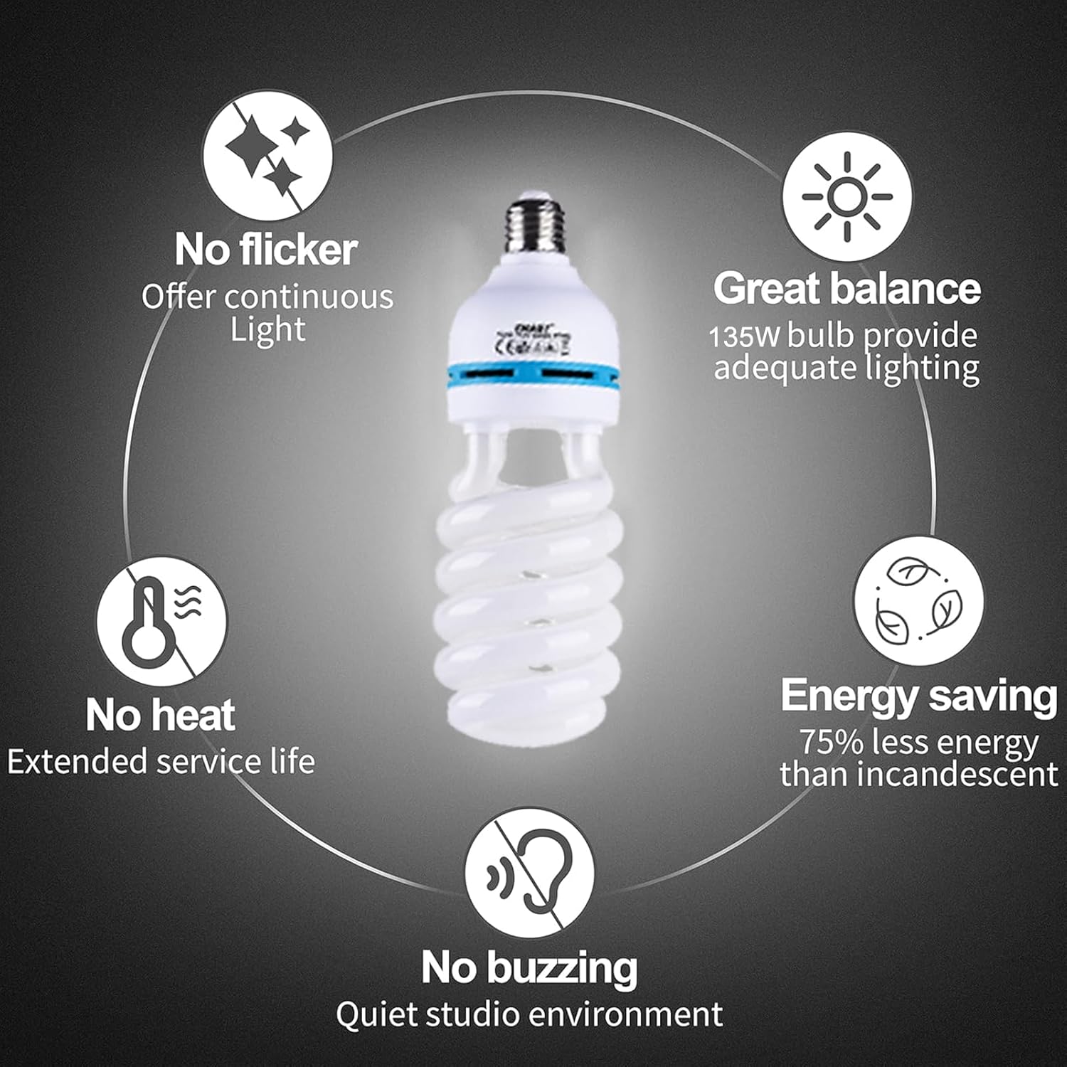 Emart Softbox Set Studio Fotografico 2x 50x70cm - immagine 3