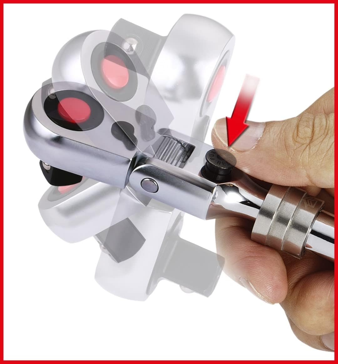 KS Tools 914.3820 3/8" Leva a cricco telescopica CHROME - immagine 15