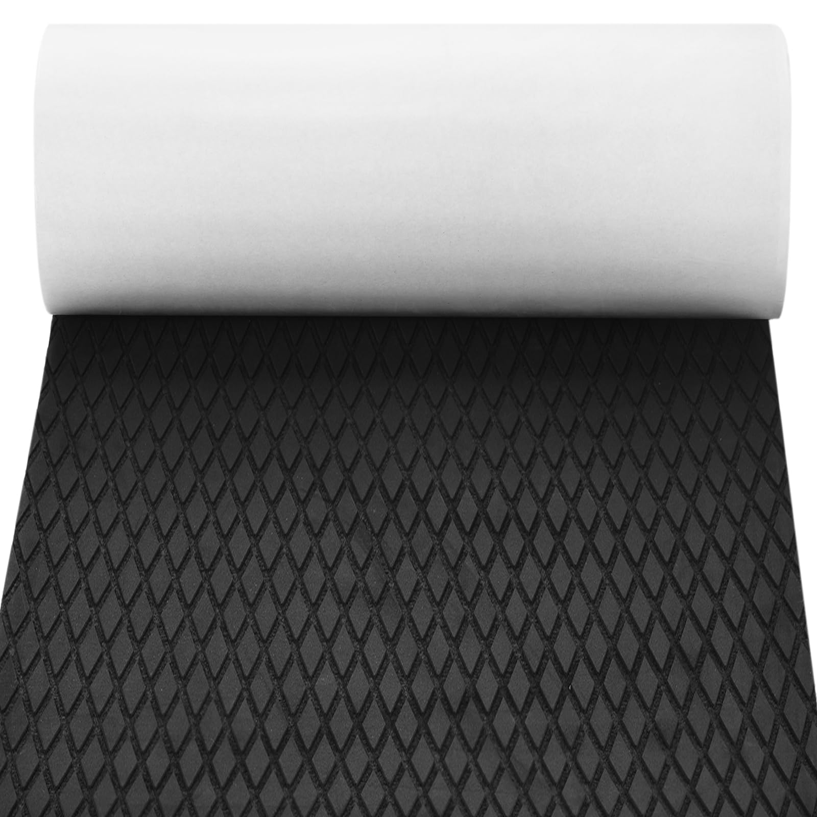 QUARKZMAN Tappetino Schiuma Eva per Barca 240x40cm, Nero