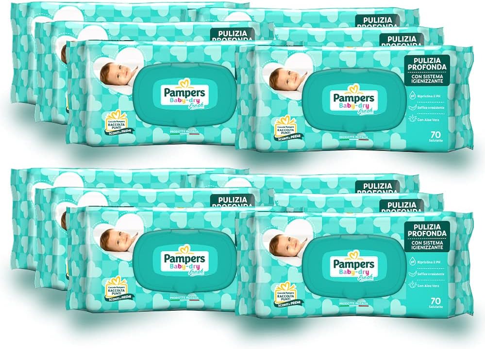 Pampers SALVIETTE Baby Fresh 70x12 - immagine 1