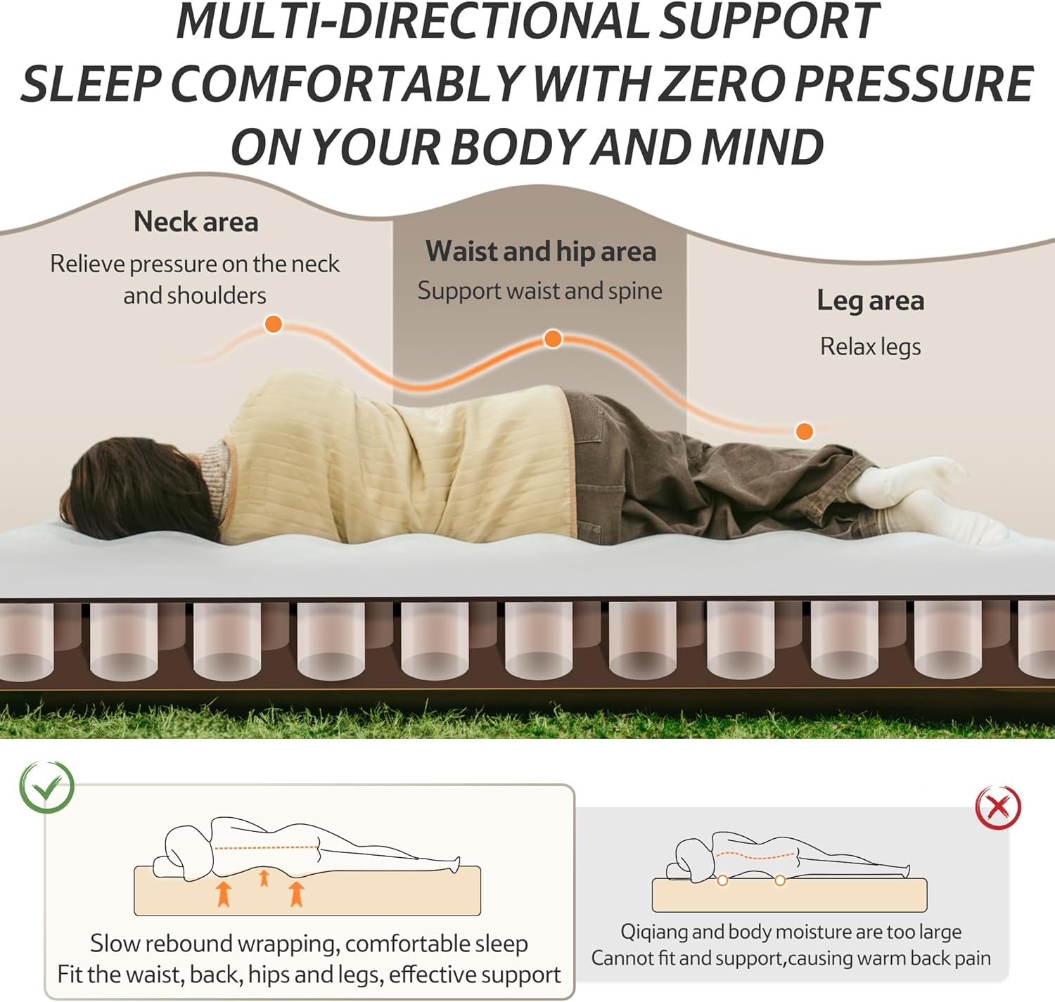 Naturehike Materasso ad Aria 2 Persone 200x150x25 cm - immagine 6