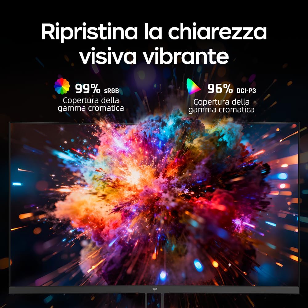 Ktc Monitor Gaming Curvo 32 Pollici 240Hz FHD - immagine 6