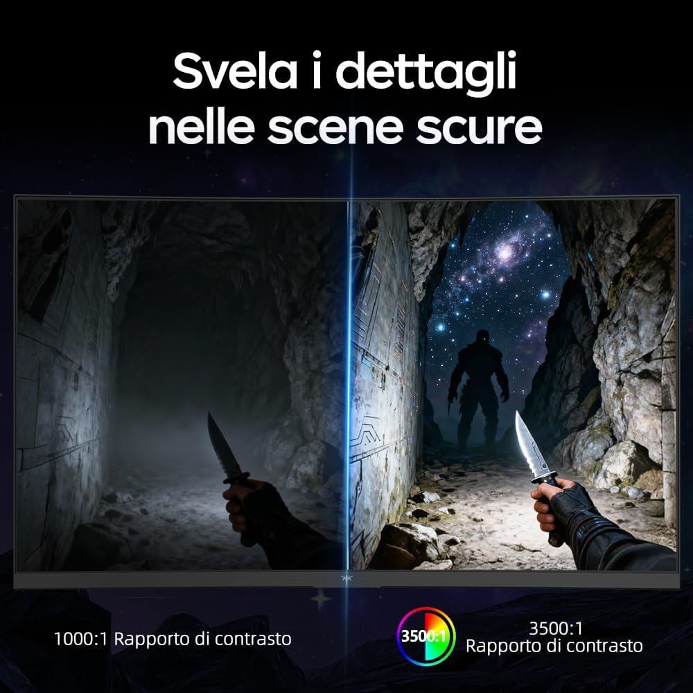 Ktc Monitor Gaming Curvo 32 Pollici 240Hz FHD - immagine 7