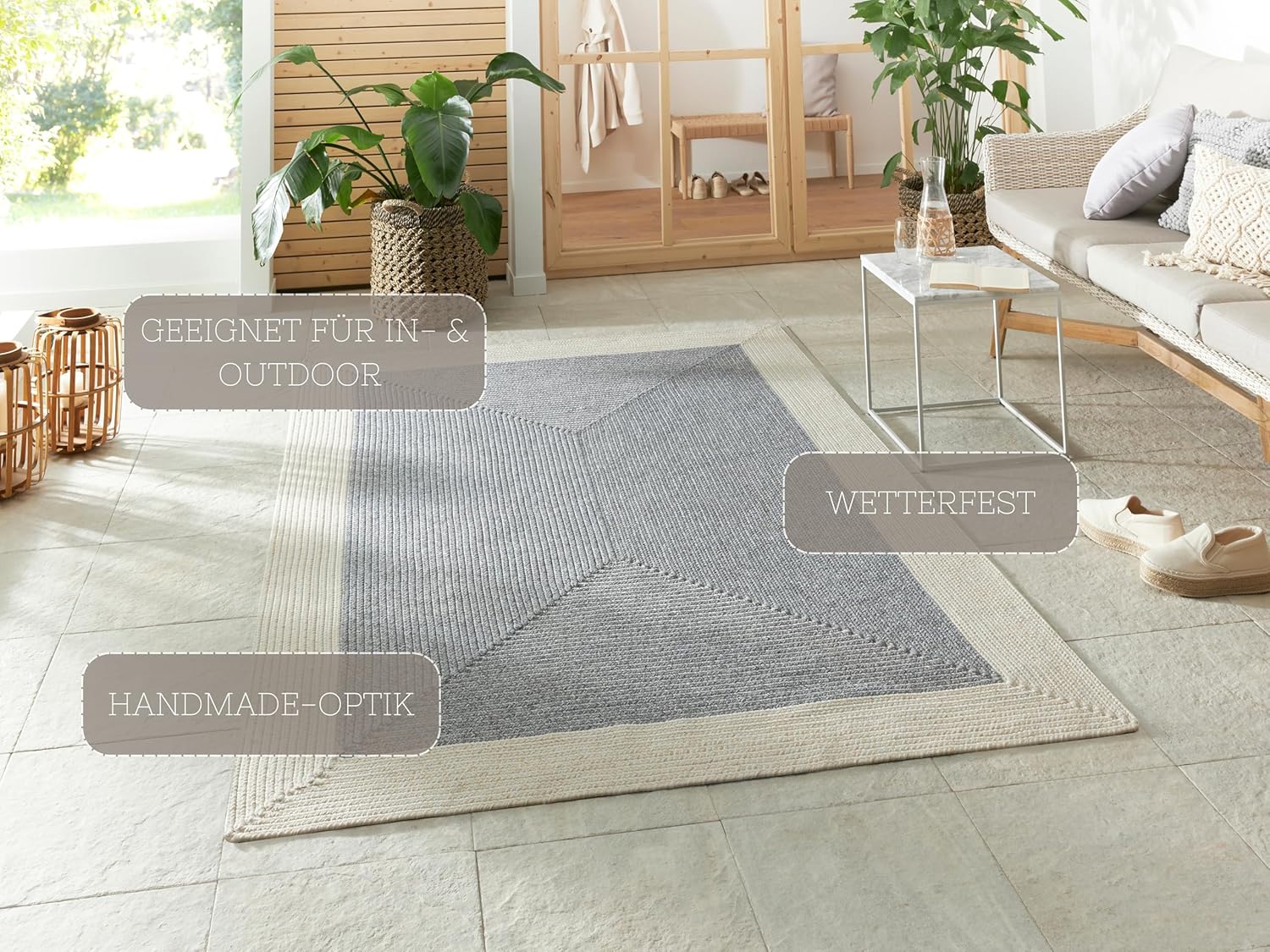 Northrugs Trenzado - Tappeto Interni/Esterni 120x170cm - immagine 4