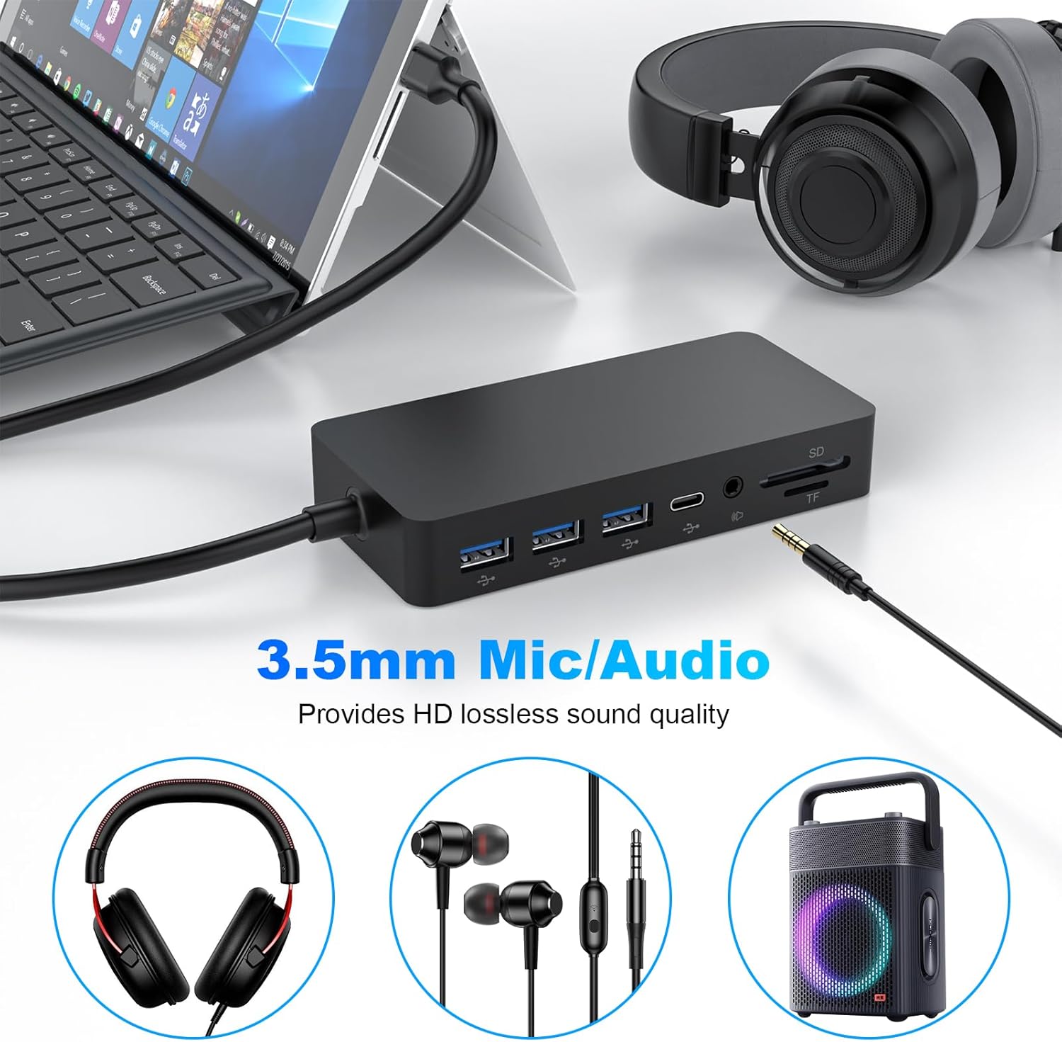 Docking Station USB-C 12 in 1 per Surface - immagine 5