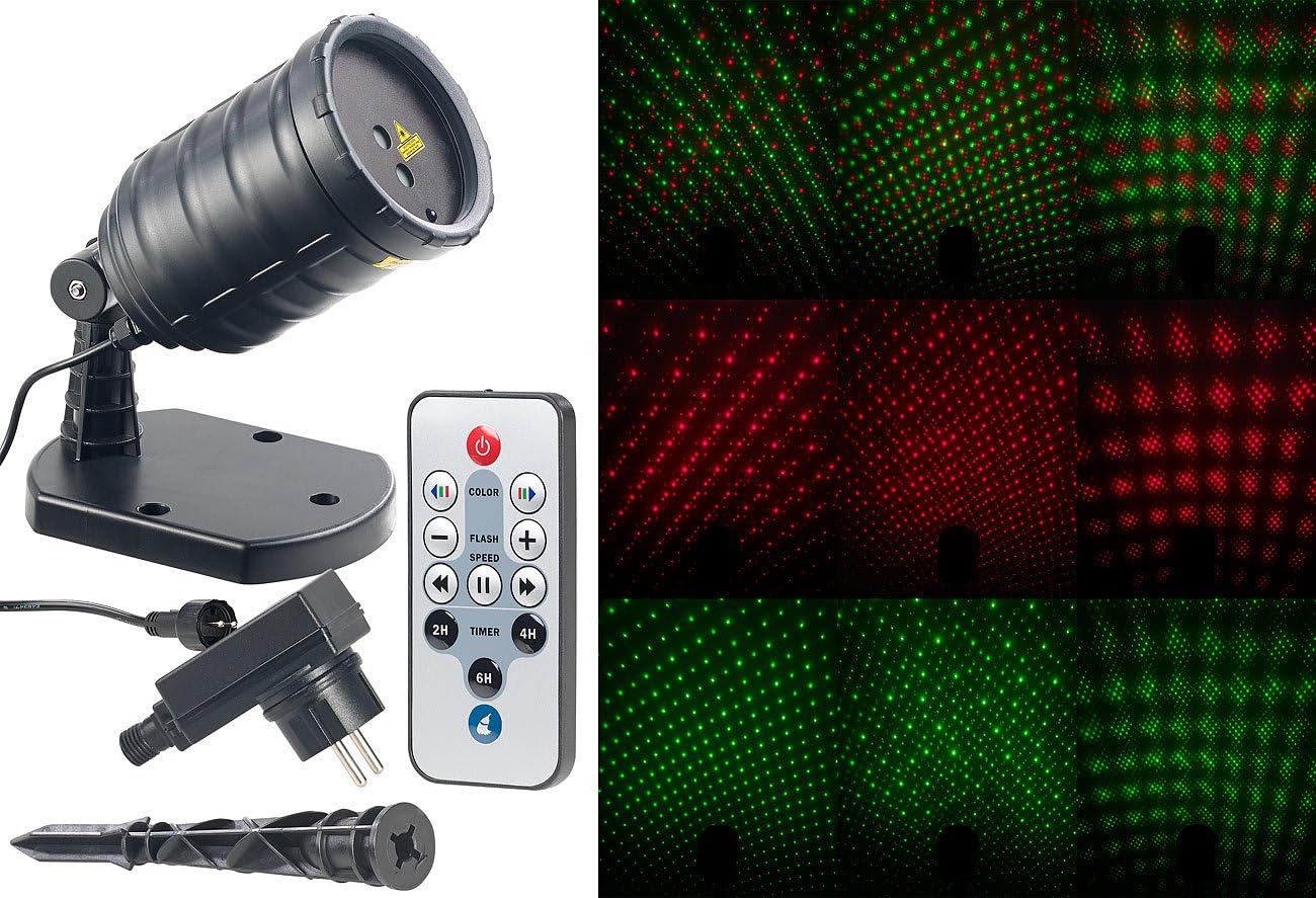 Lunartec Proiettore Laser per Esterni - Stella Doccia - immagine 2