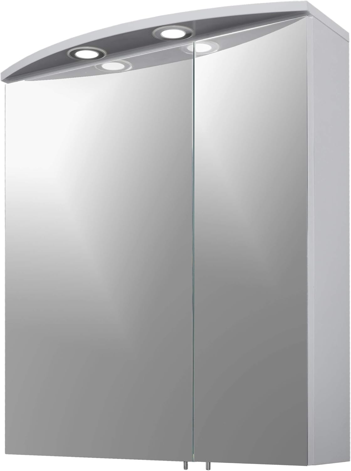 Schildmeyer Verona LED - Armadietto a specchio, larghezza: 60 cm