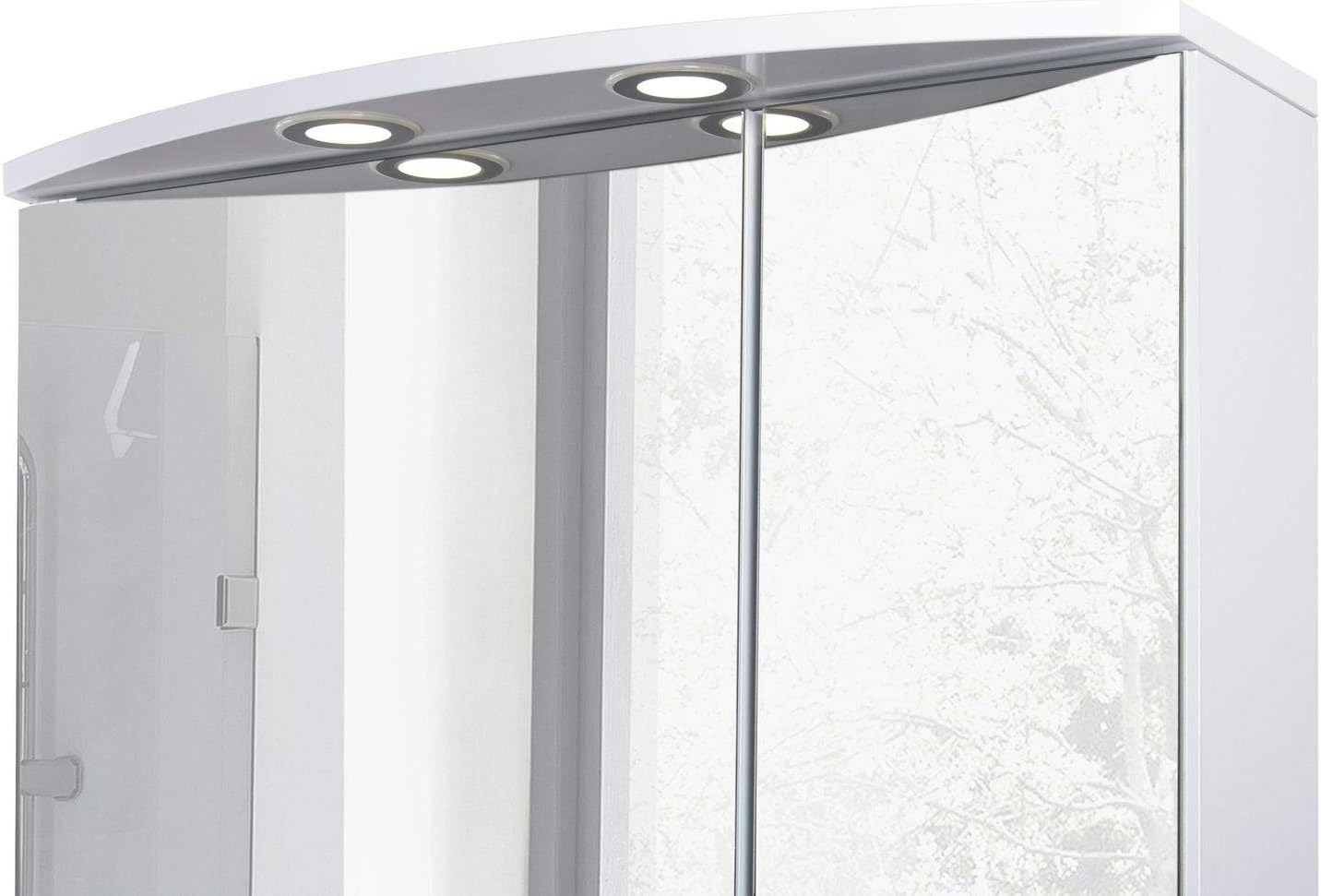 Schildmeyer Verona LED - Armadietto a specchio, larghezza: 60 cm - immagine 5