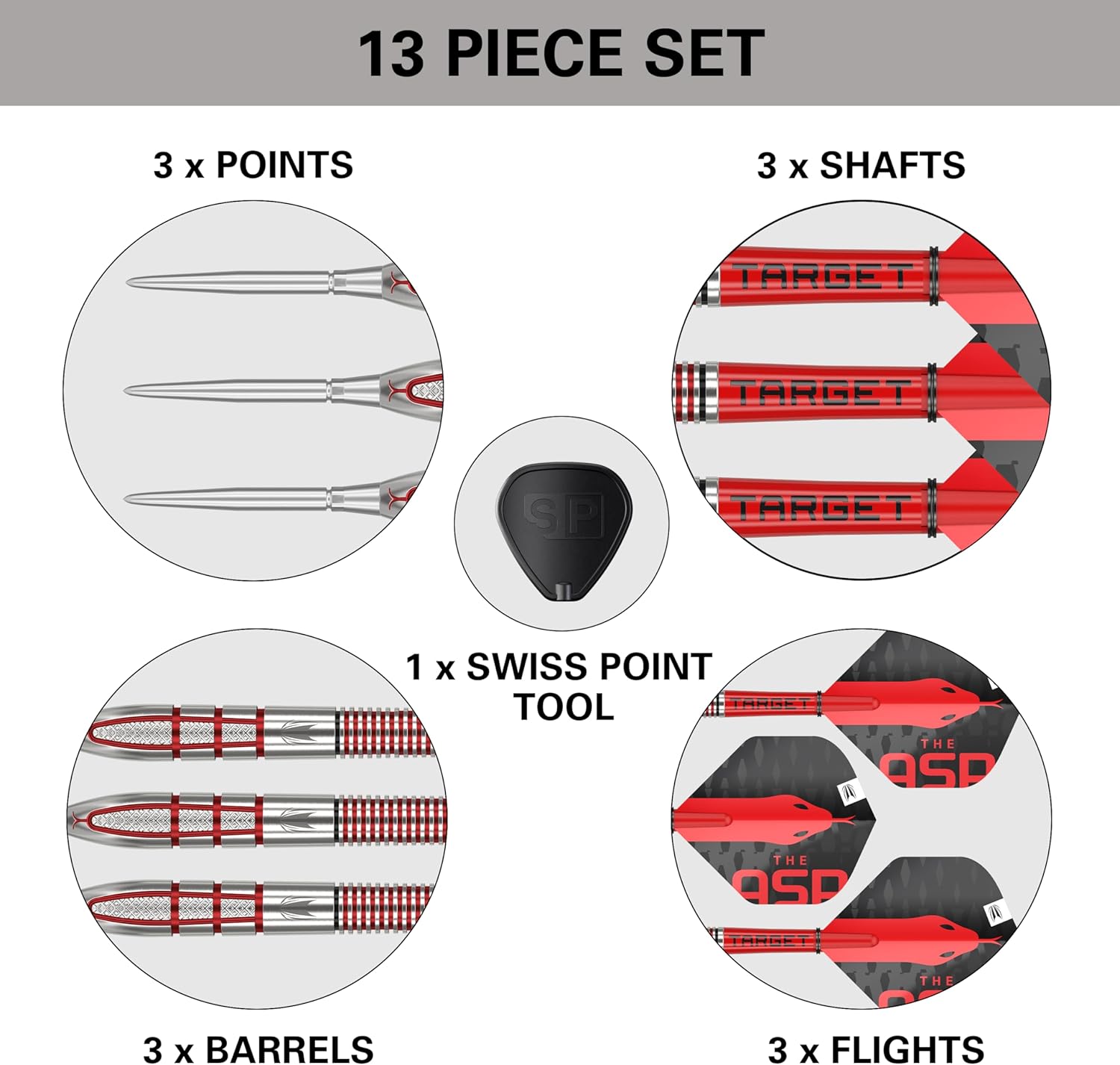 Target Darts Nathan Aspinall Gen 2 - Freccette 95% Wolfram - immagine 5