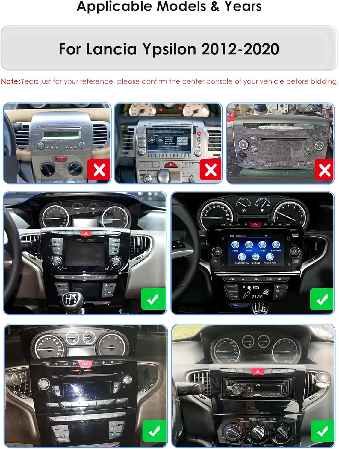 Android 13 Autoradio per Lancia Ypsilon (2012-2020) - immagine 2