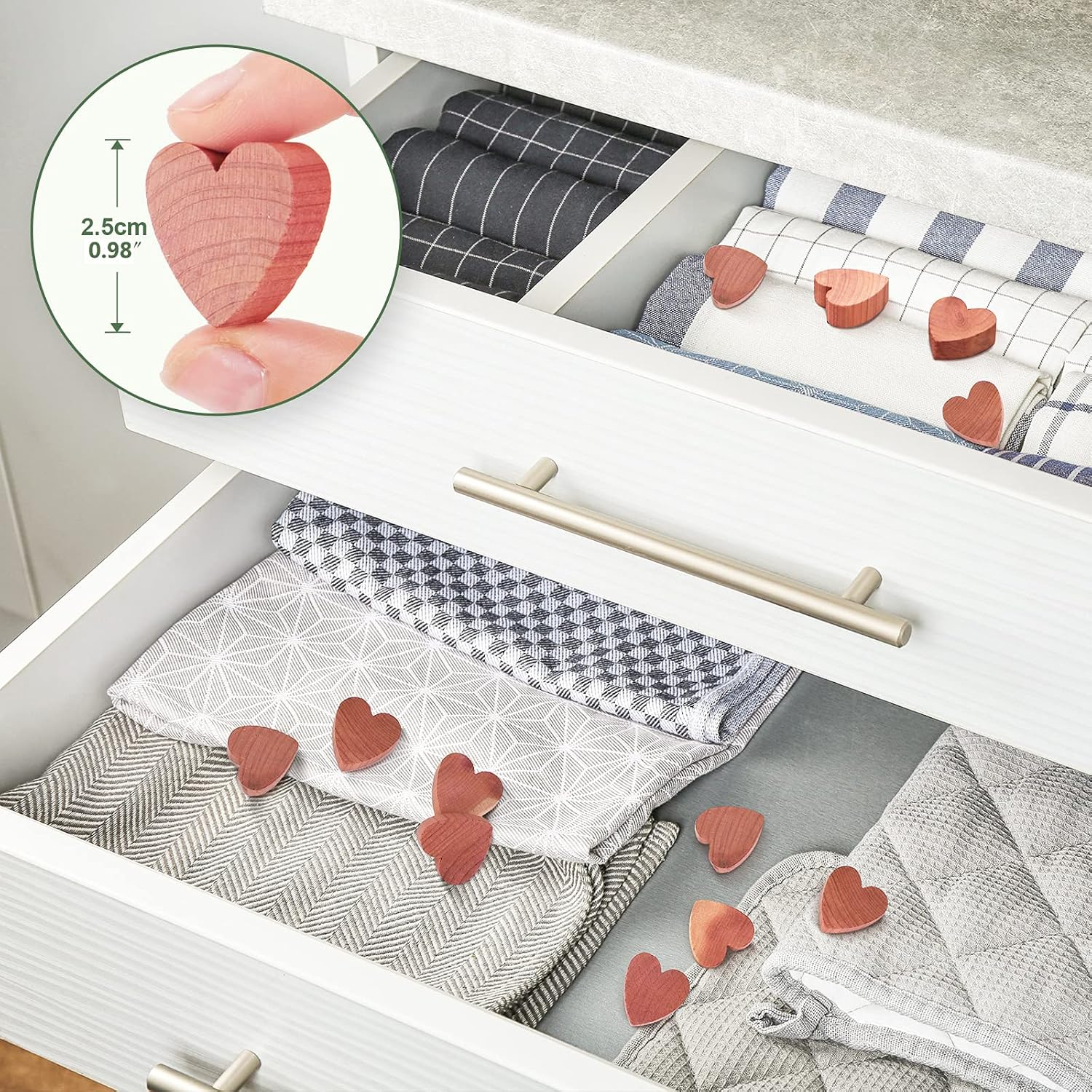 Yizhet Legno di Cedro Antitarme Naturale 100 Pezzi - immagine 6