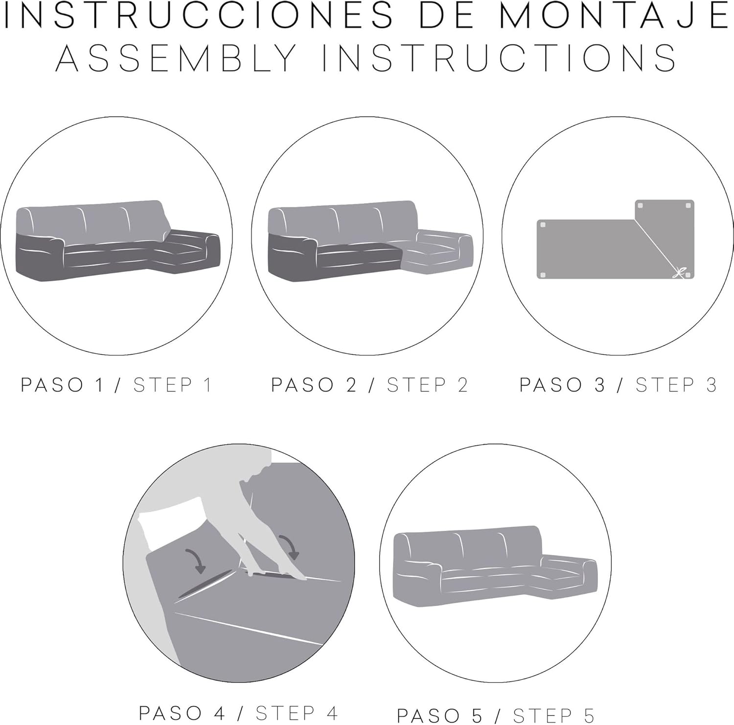 Copridivano Chaiselongue Braccio Lungo Sinistra - immagine 5