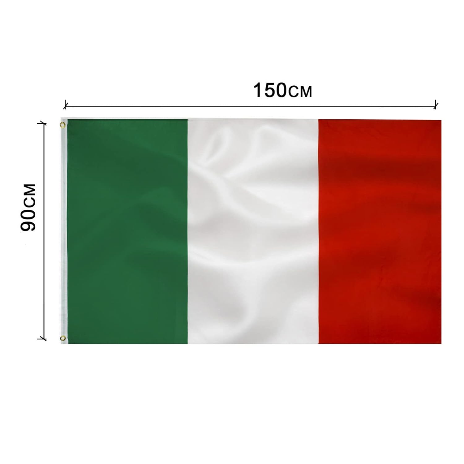 Bandiera Italiana 90 x 150 cm, 2 pz - immagine 2