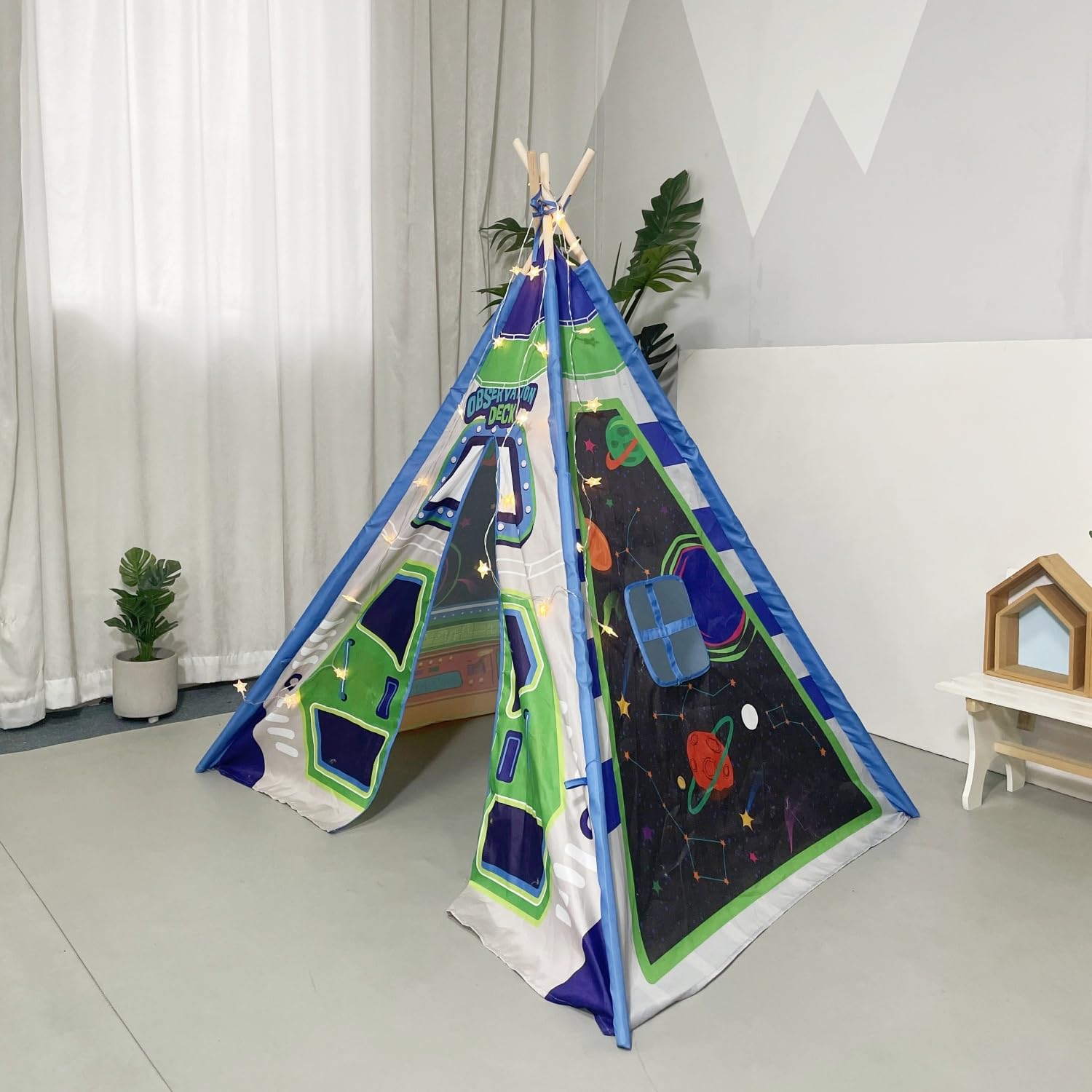 Benebomo Teepee Tenda Gioco per Bambini 43x43x55in