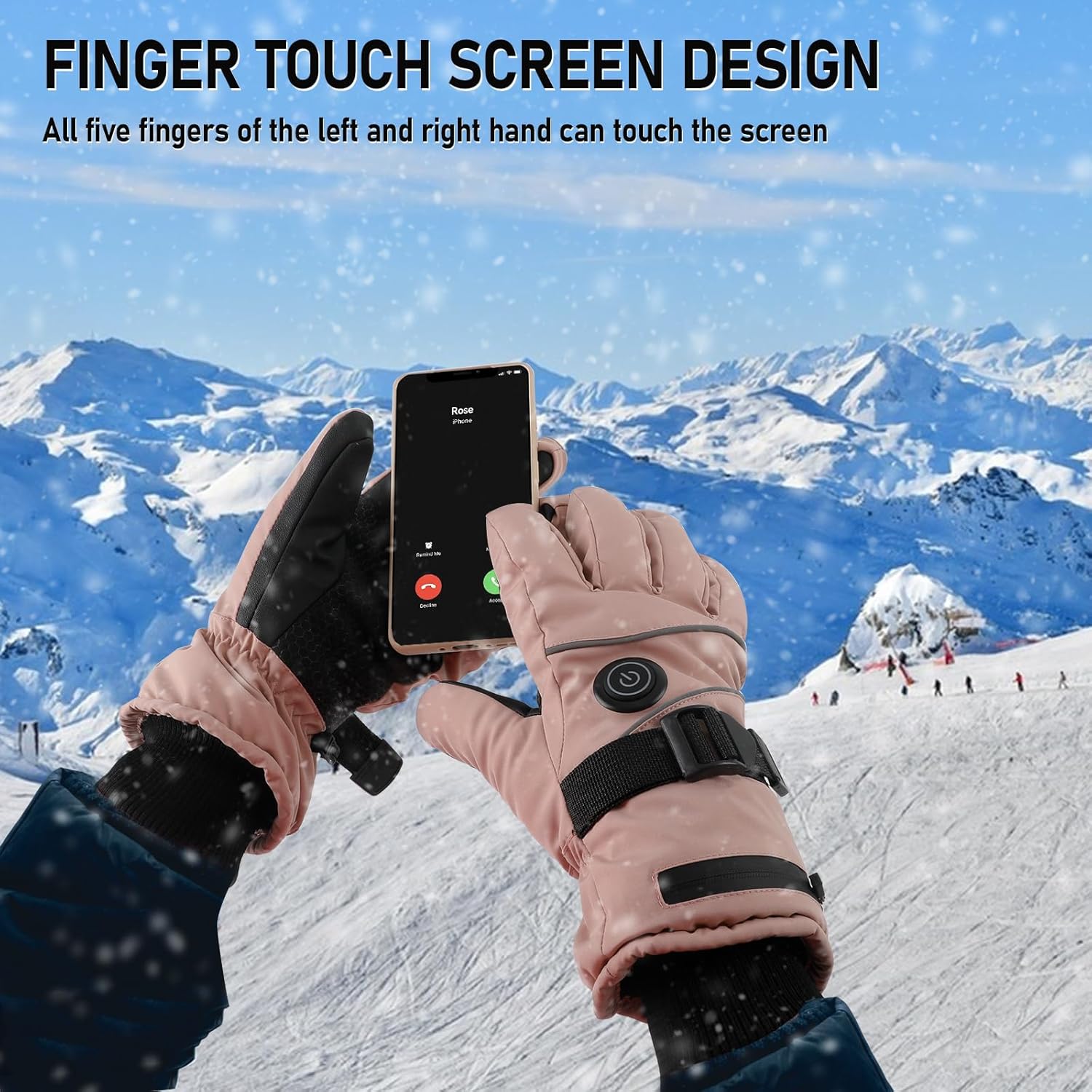 Guanti Riscaldati Ricaricabili 5000mAh Touchscreen - immagine 8