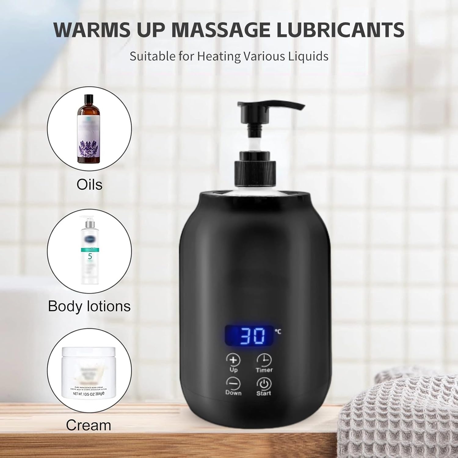 Scaldaolio da Massaggio con Display LED - immagine 5