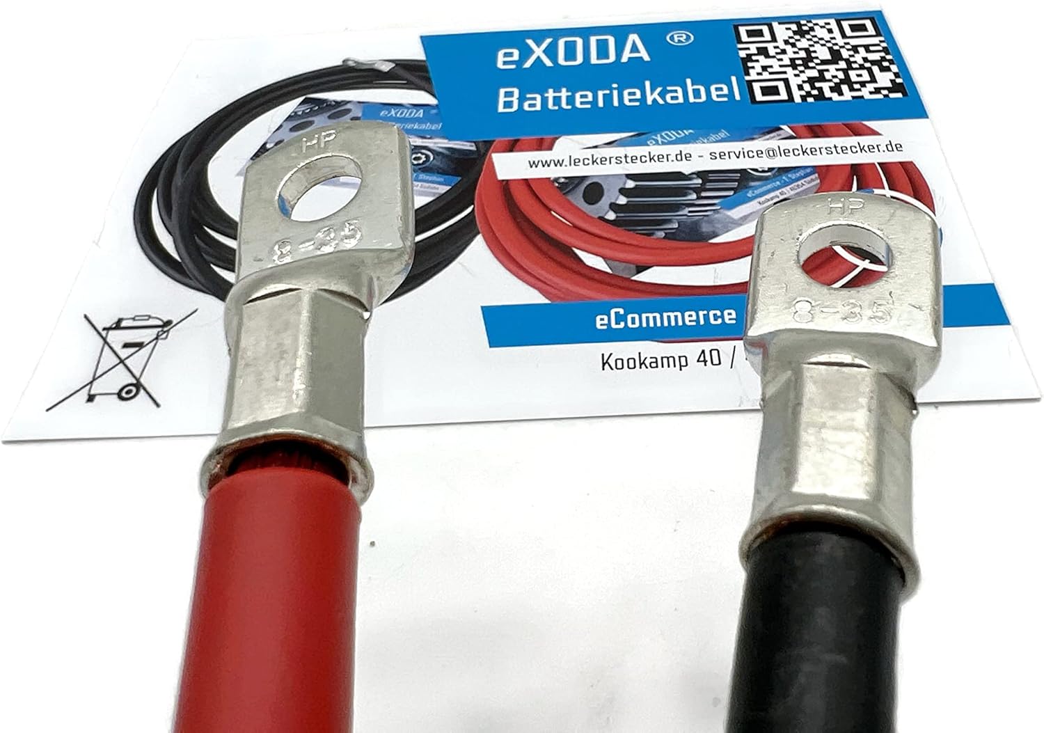 Exoda Cavo Batteria 50cm 50 mm² Rame M8 - immagine 5