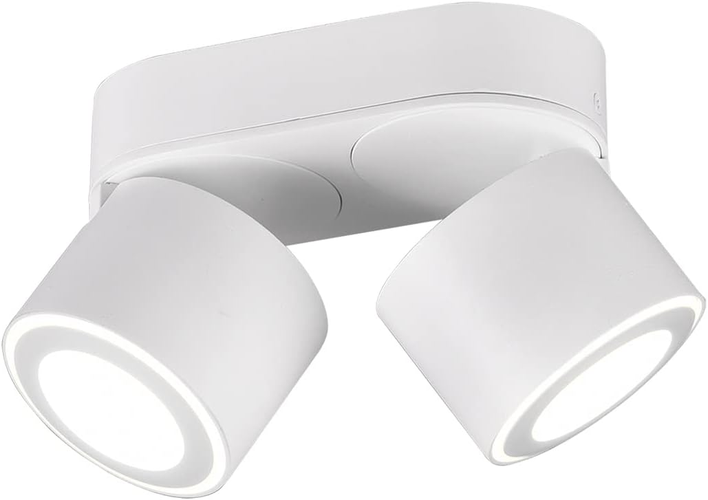 Trio Leuchten Taurus - Lampada Incasso Soffitto, Bianco Opaco