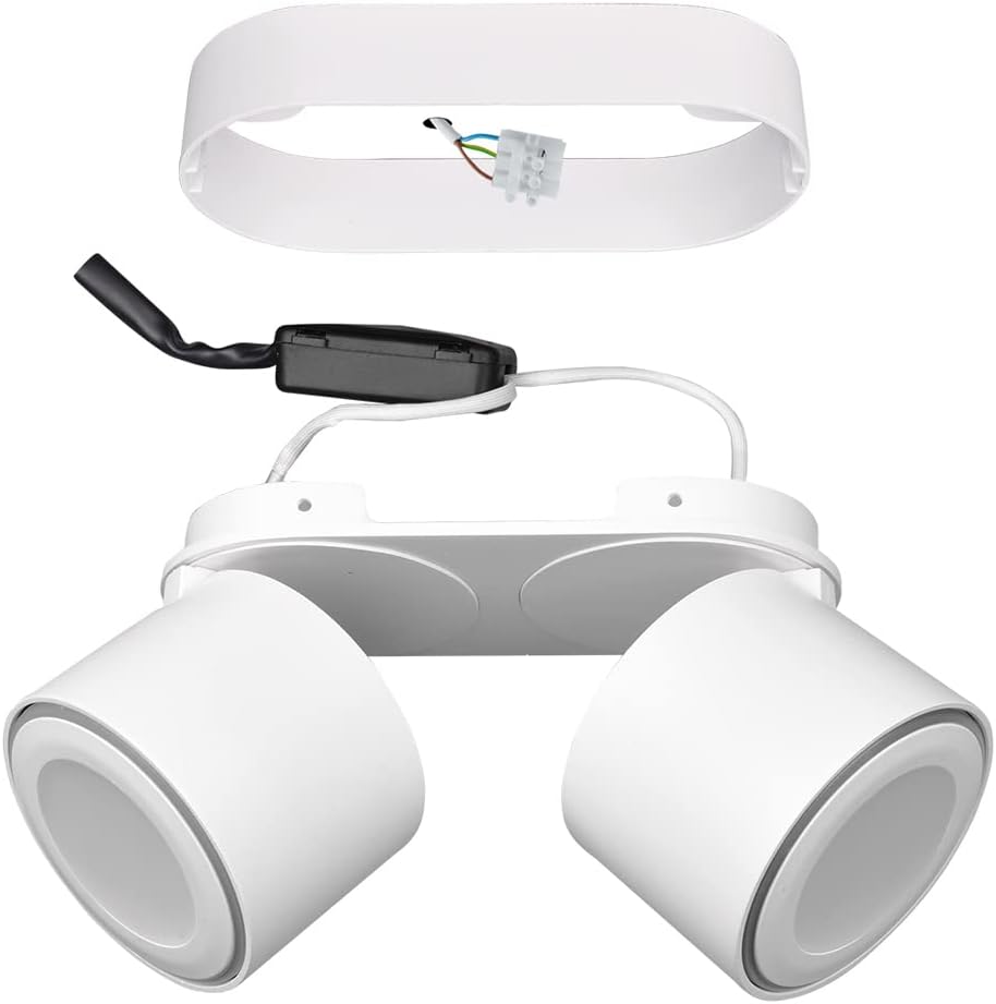 Trio Leuchten Taurus - Lampada Incasso Soffitto, Bianco Opaco - immagine 6