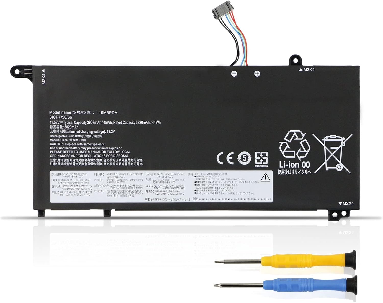 K Kyuer L19L3PDA Batteria per Lenovo ThinkBook - immagine 1