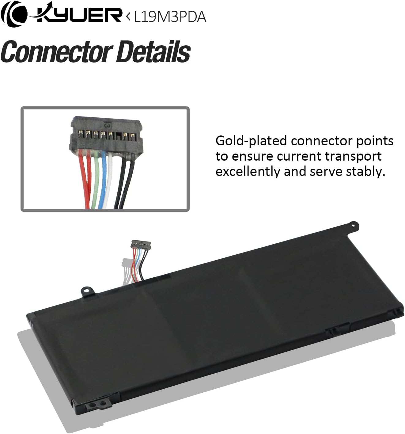 K Kyuer L19L3PDA Batteria per Lenovo ThinkBook - immagine 5