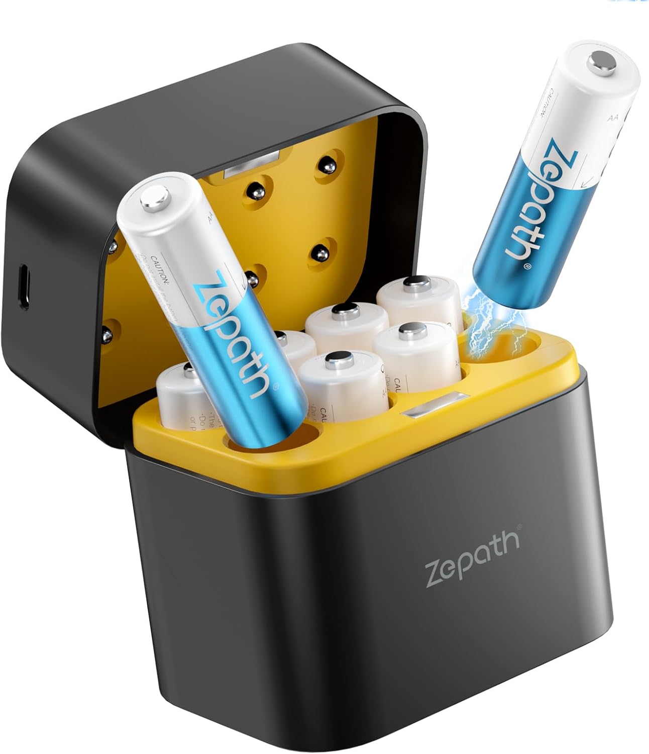 8PCS 1,5V AA Lithium Batterie Ricaricabili 3000mWh - immagine 1