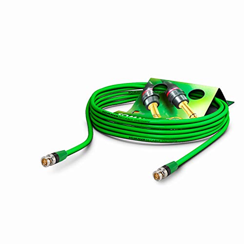 Sommer Cable - Cavo Patch Video 6G-SDI/4K, Verde