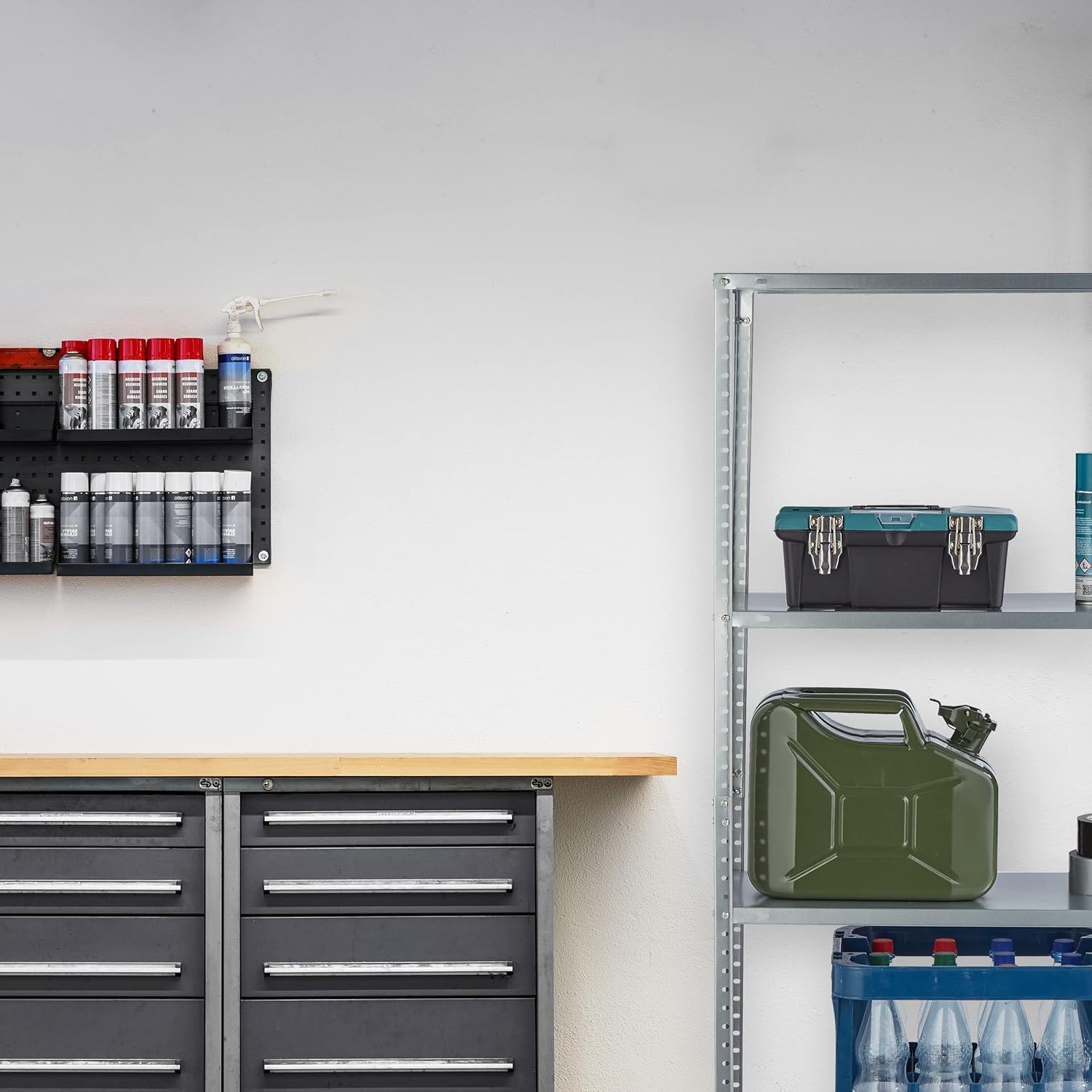 Relaxdays Scaffale in Metallo Zincato 145x75,5x30 cm - immagine 5