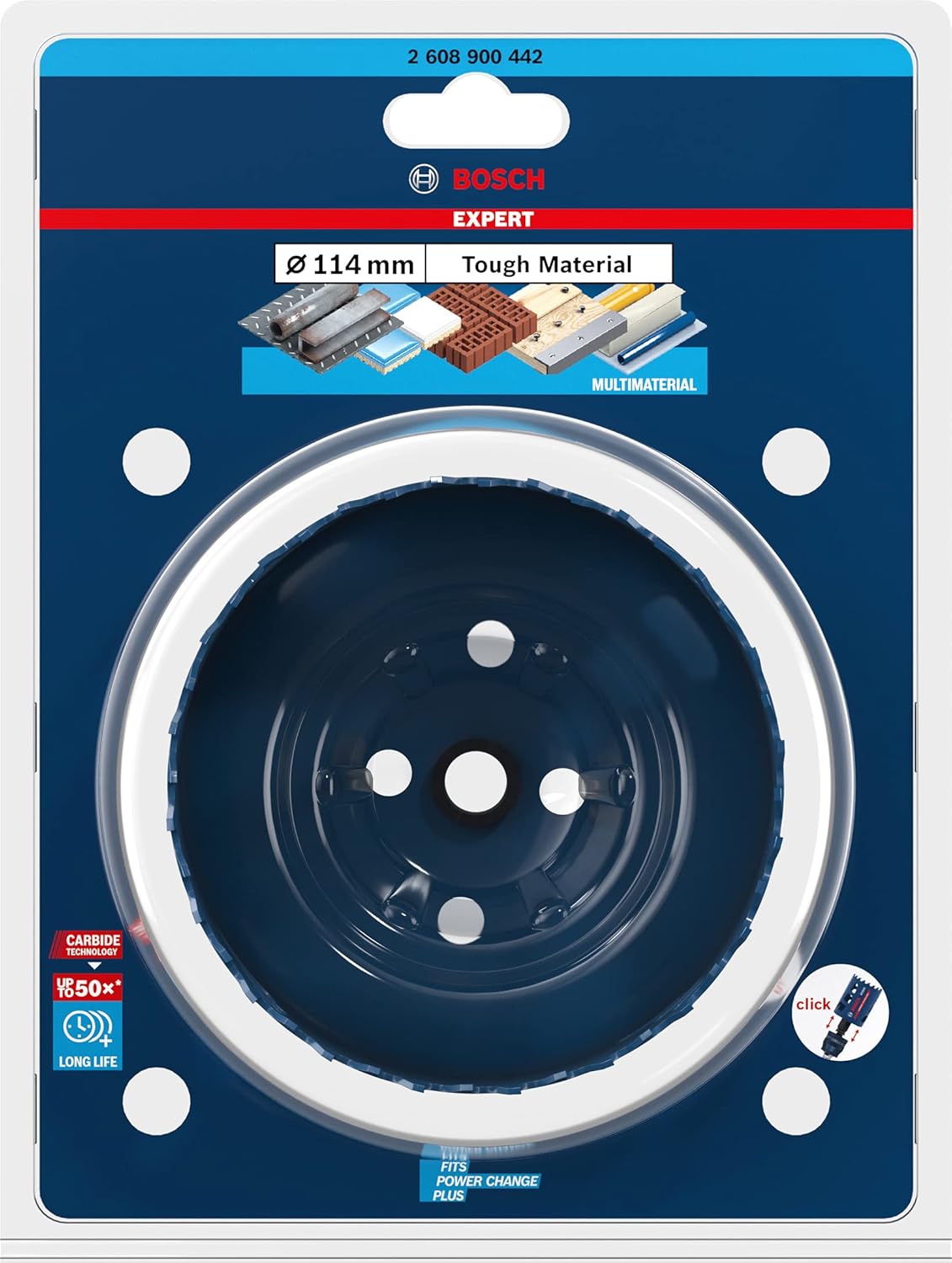 Bosch 1x Seghe a Tazza Expert Tough Material 114mm - immagine 2