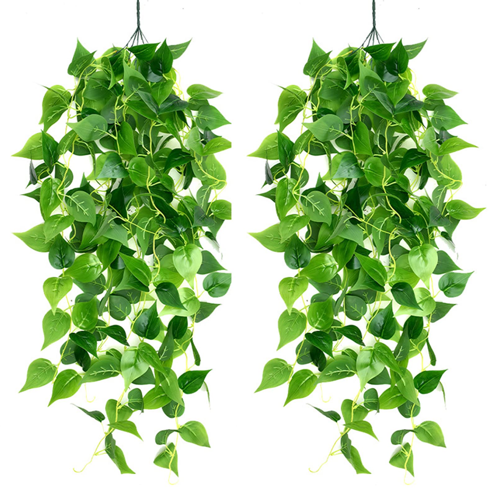 Newaner 2 Pezzi Piante Pendenti Artificiali 100 cm