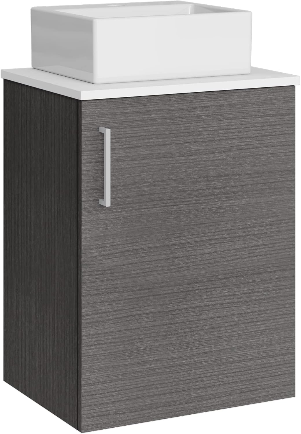 Baikal Mini, Legno Ceramica Melamina 16 Metallo, Cenere, Una Puerta TG