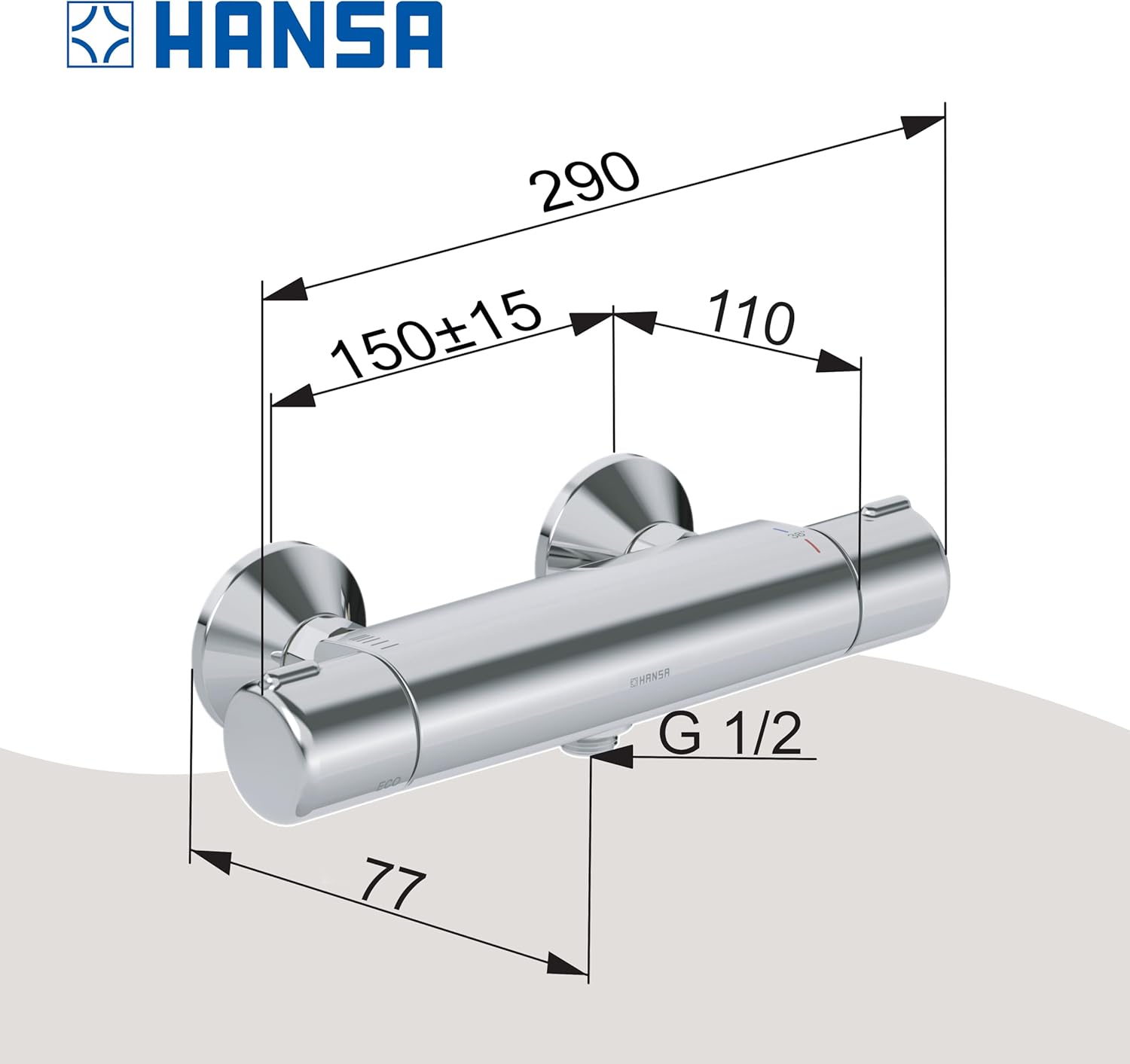 Hansa – Hansamicra Term. Di Doccia Cromo, 58150171) - immagine 8