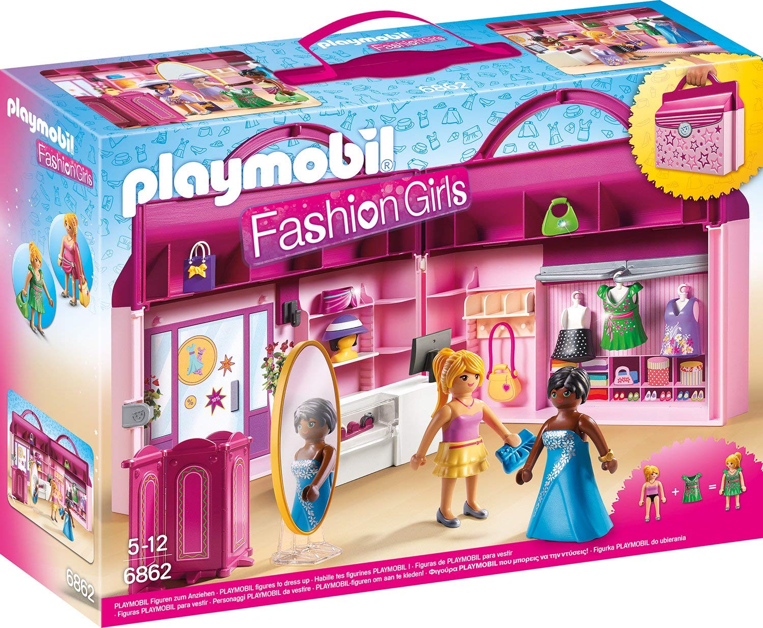 PLAYMOBIL 6862 - Boutique Portatile, 2 Pezzi