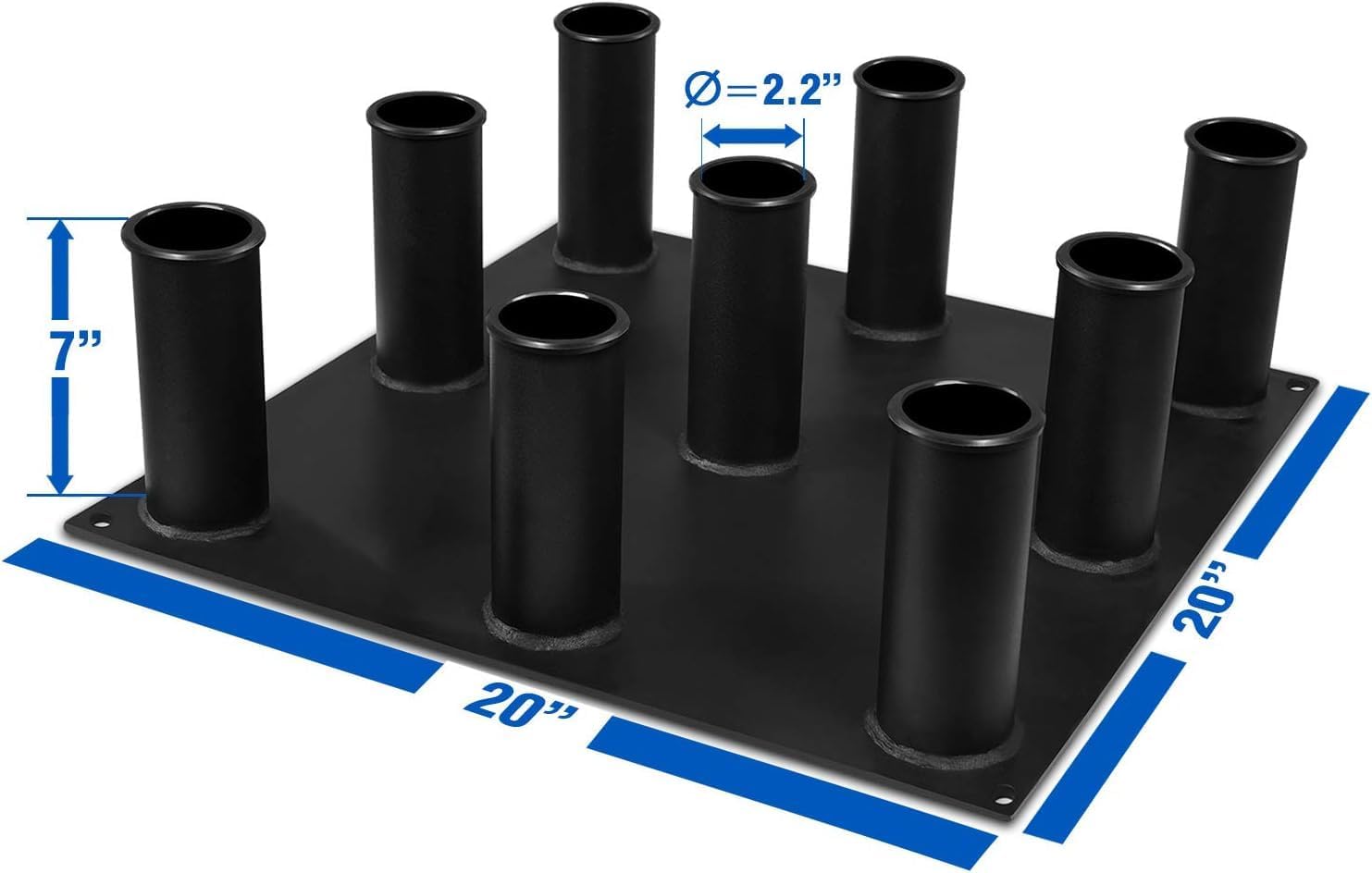 Yes4all Supporto Verticale per Bilancieri Olimpici - immagine 2