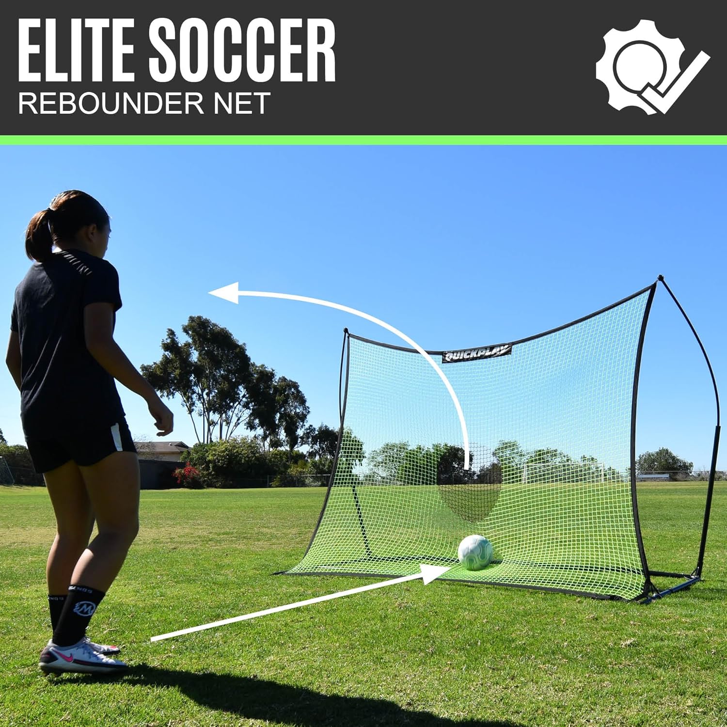 Quickplay Tekkers Soccer Rebounder Net - immagine 2