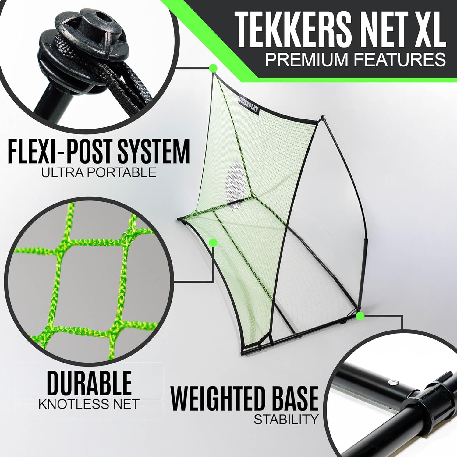 Quickplay Tekkers Soccer Rebounder Net - immagine 6