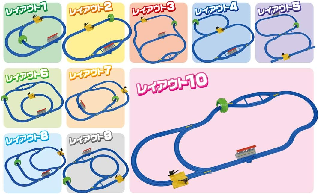 Takara Tomy Plarail - Set 10 Binari di Base - immagine 2