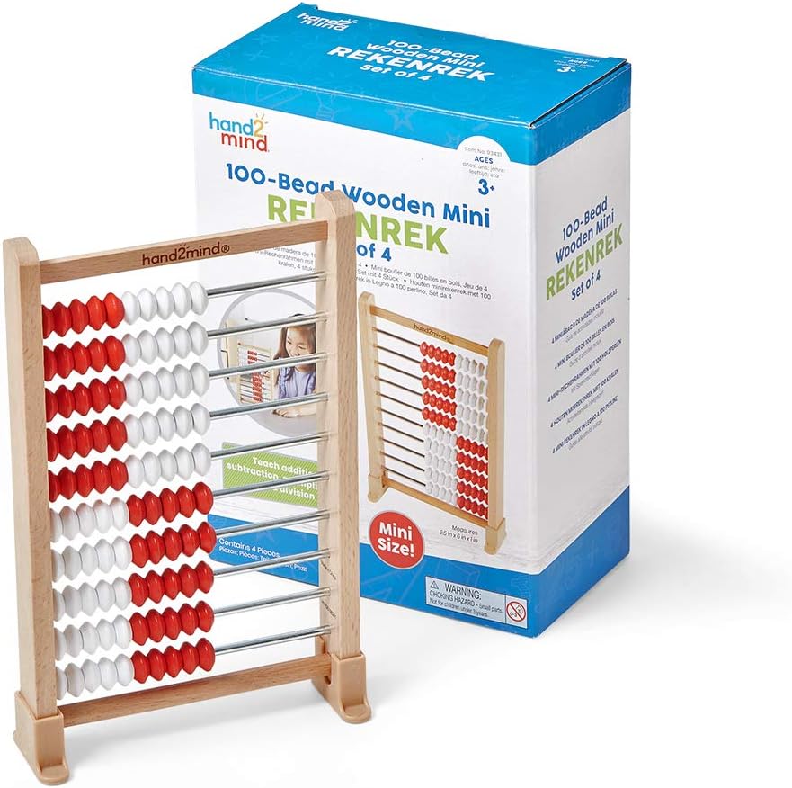 Learning Resources Set 25 Mini Rekenrek a 100 Palline | hand2mind | Velz
