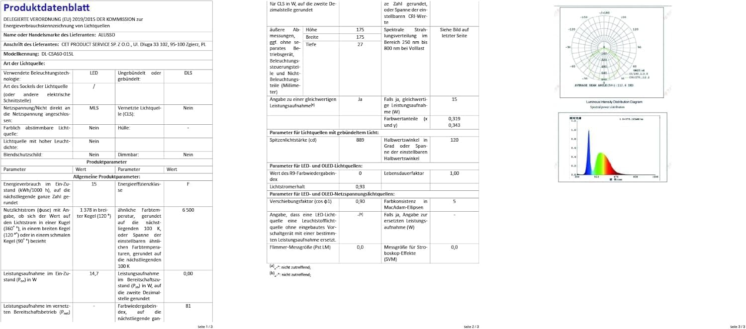 Alusso Lighting Barra LED Sottopensile 77cm con 2 Prese - immagine 8