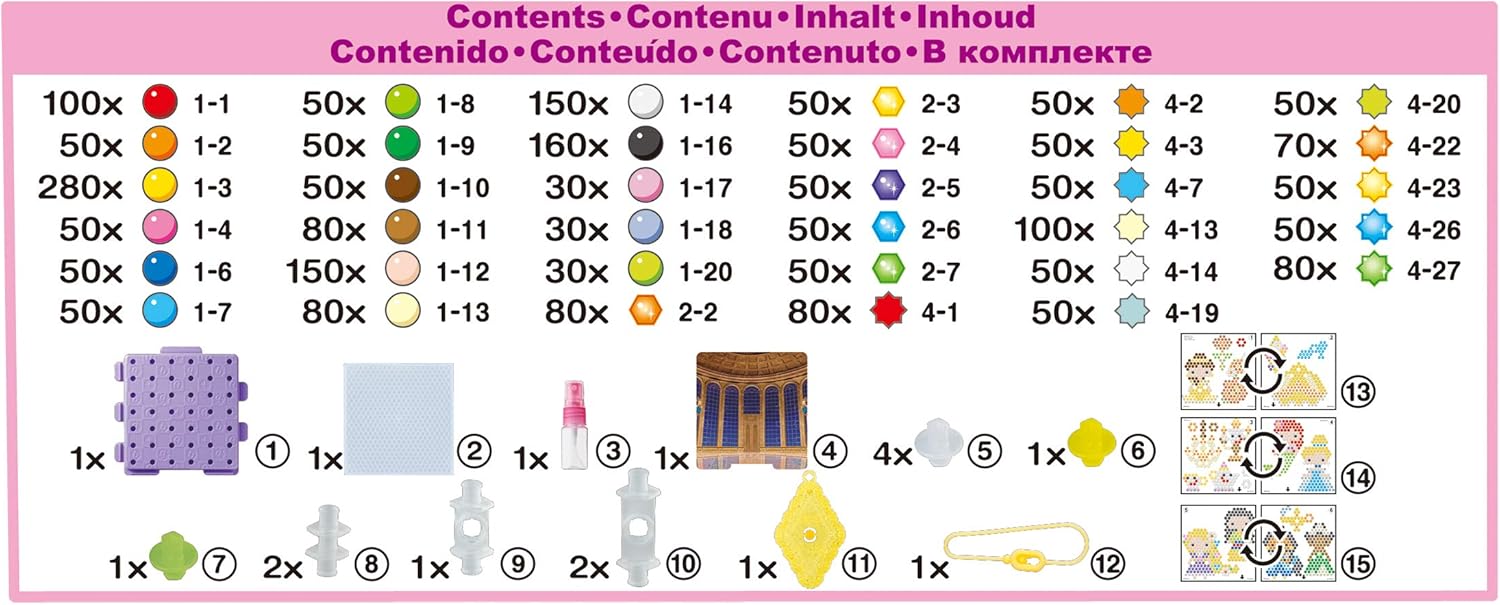 Aquabeads Creation Cube - Disney Princess, Gioco, Colore Multicolore, 31773 - immagine 3