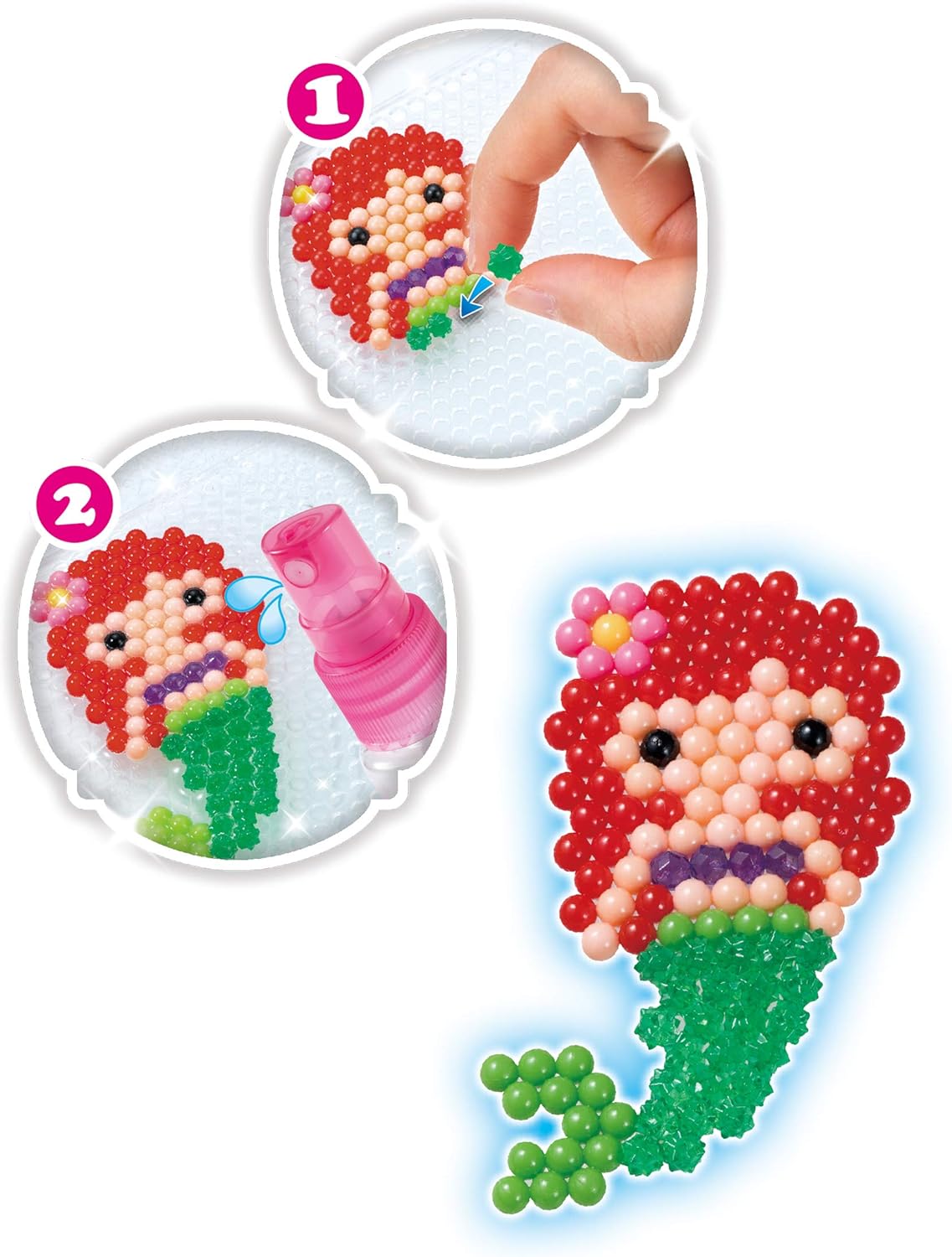 Aquabeads Creation Cube - Disney Princess, Gioco, Colore Multicolore, 31773 - immagine 4