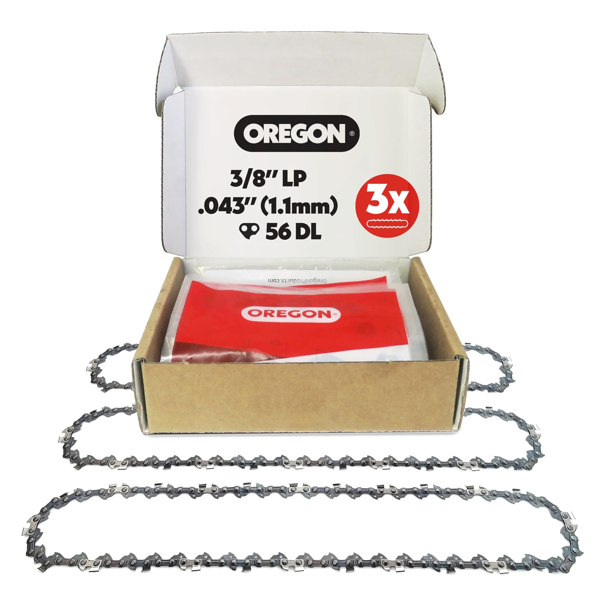 Oregon 3 Catene Motosega 16" (40cm) 56 Maglie