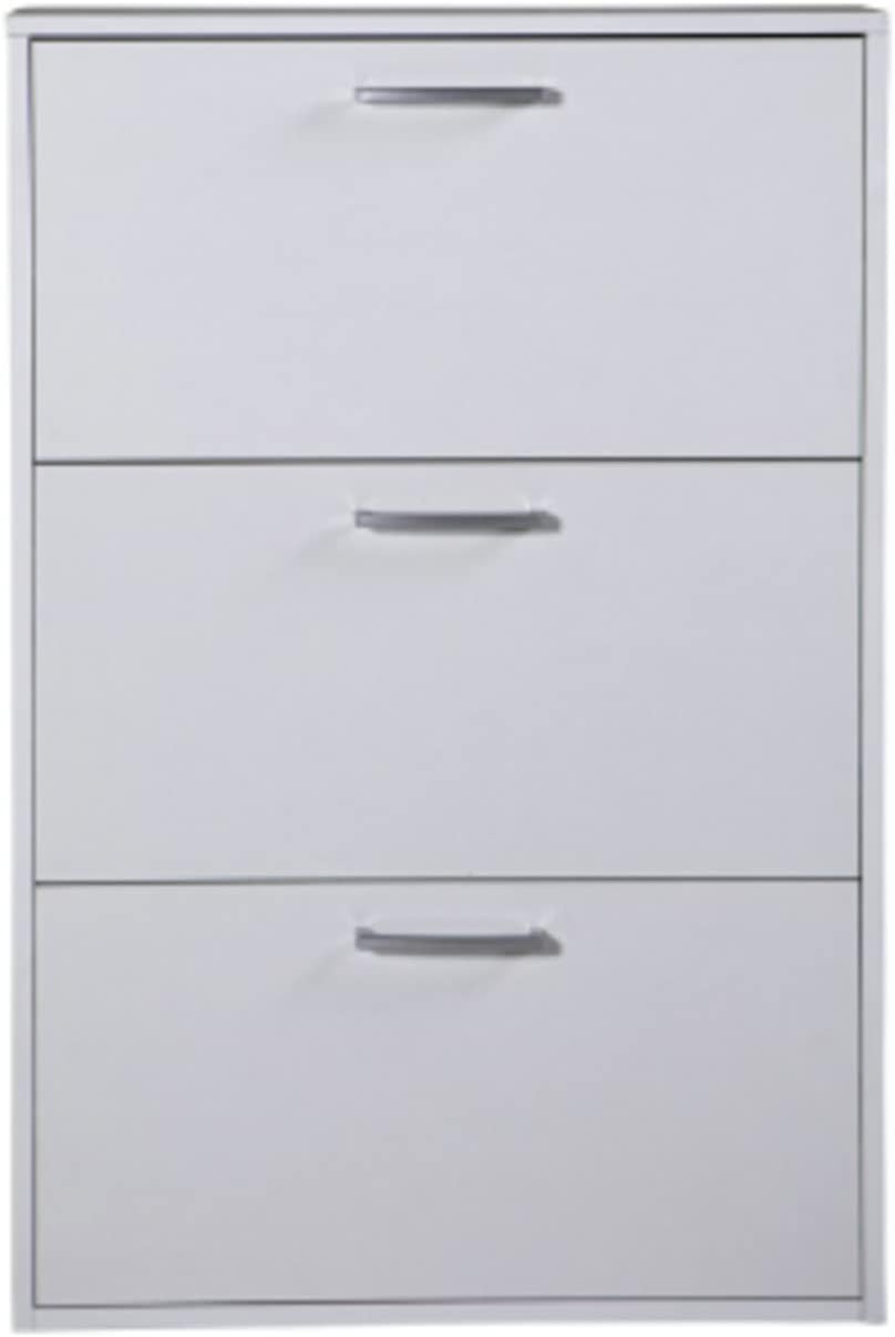 Composad Scarpiera FACILE Slim 3 Ribalte, Bianca - immagine 1