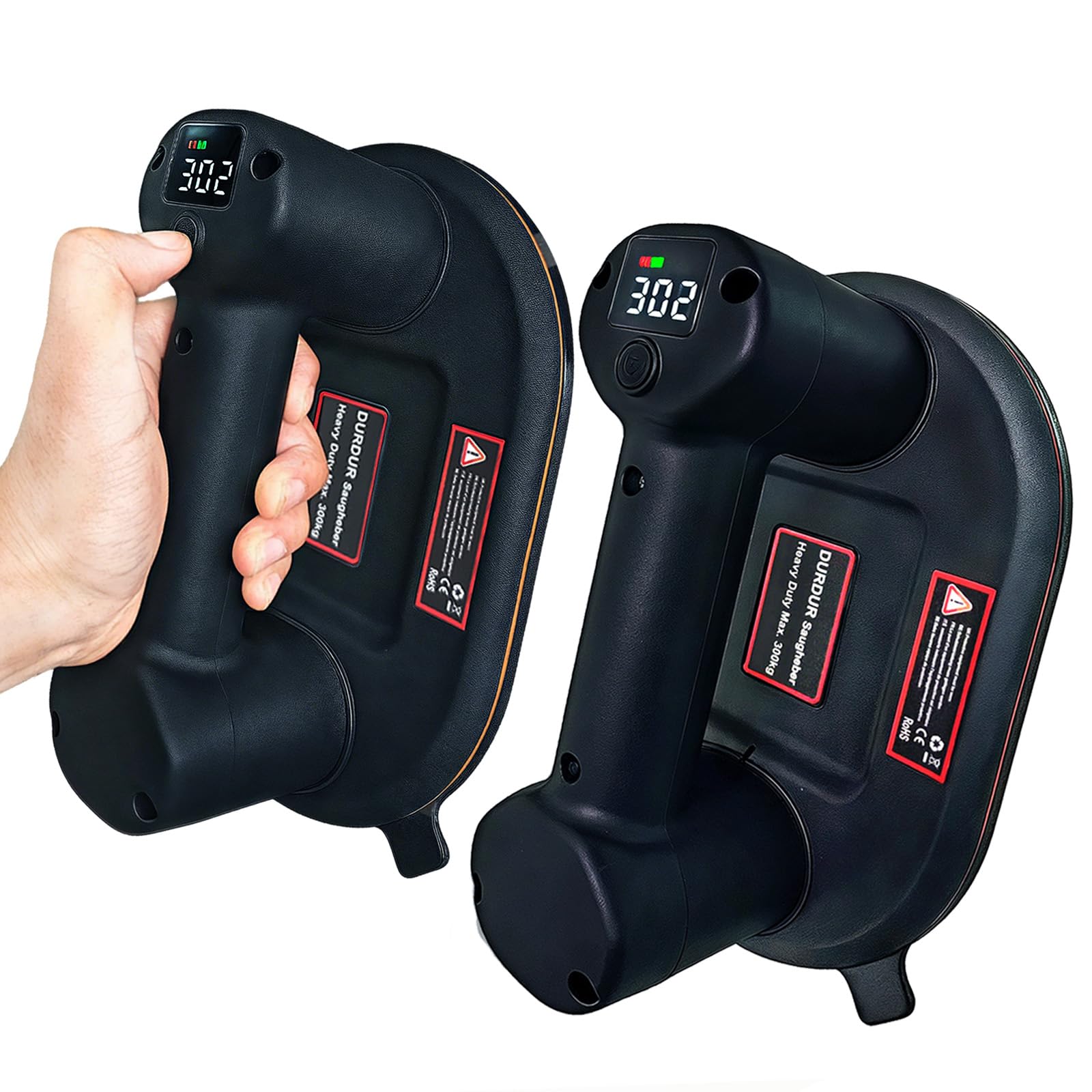 DURDUR Sollevatore Elettrico a Ventosa per Piastrelle 300kg