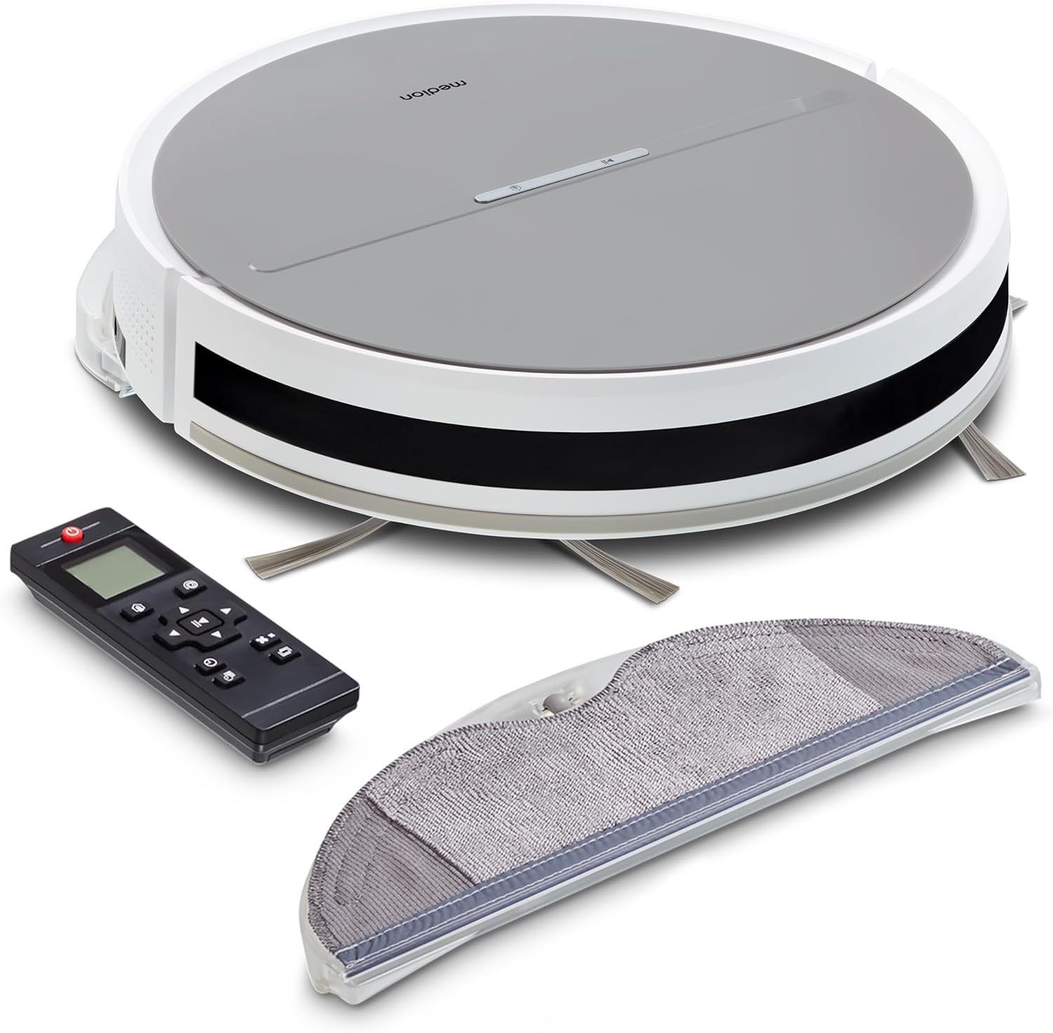 Medion Robot Aspirapolvere E35 SW con Funzione Mopping - immagine 1