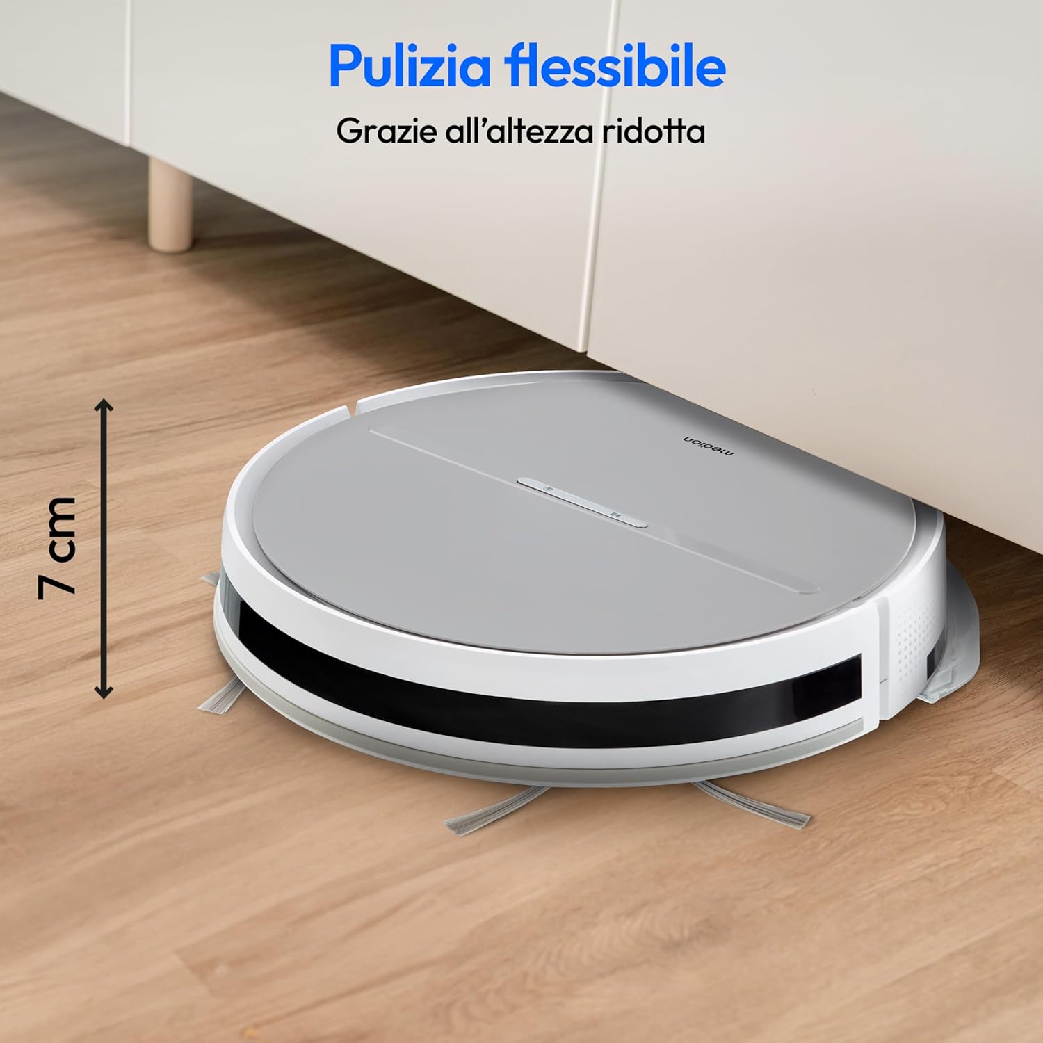 Medion Robot Aspirapolvere E35 SW con Funzione Mopping - immagine 4